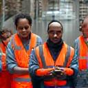 Warehouse staff managing logicstics